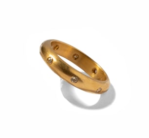 Reinstein Ross High Karat Gold And Diamond Ring