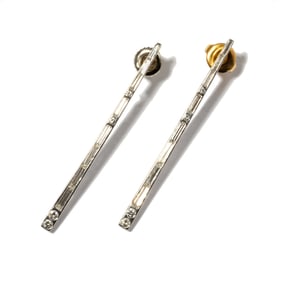 Tiffany & Co. Platinum Diamond Drop Earrings