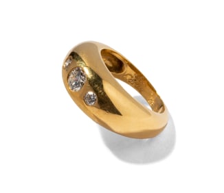 Cartier 18 Karat Gold Diamond Ring