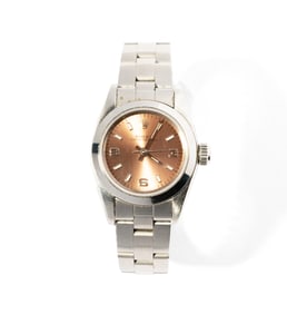 Rolex Ladies Stainless Oyster Perpetual Watch
