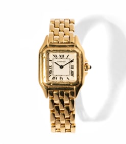 Cartier Panthere 18 Karat Yellow Gold Watch