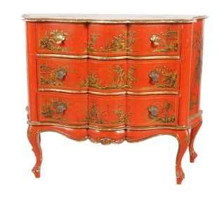 Venetian Rococo-Style Painted Commode