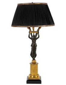 French Patinated Bronze Figure