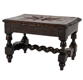 Jacobean-Style Footstool