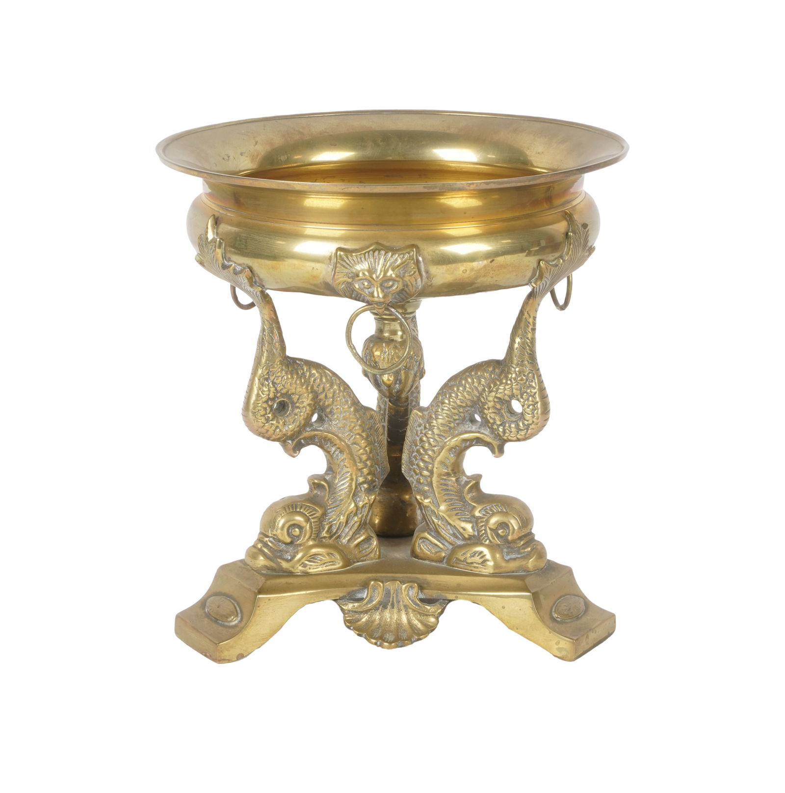Italian Baroque-Style Brass Tazza (1 of 11)