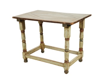 French Provincial Painted Side Table