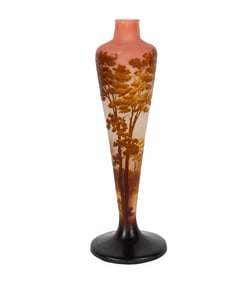 Emile Galle Cameo Glass Vase