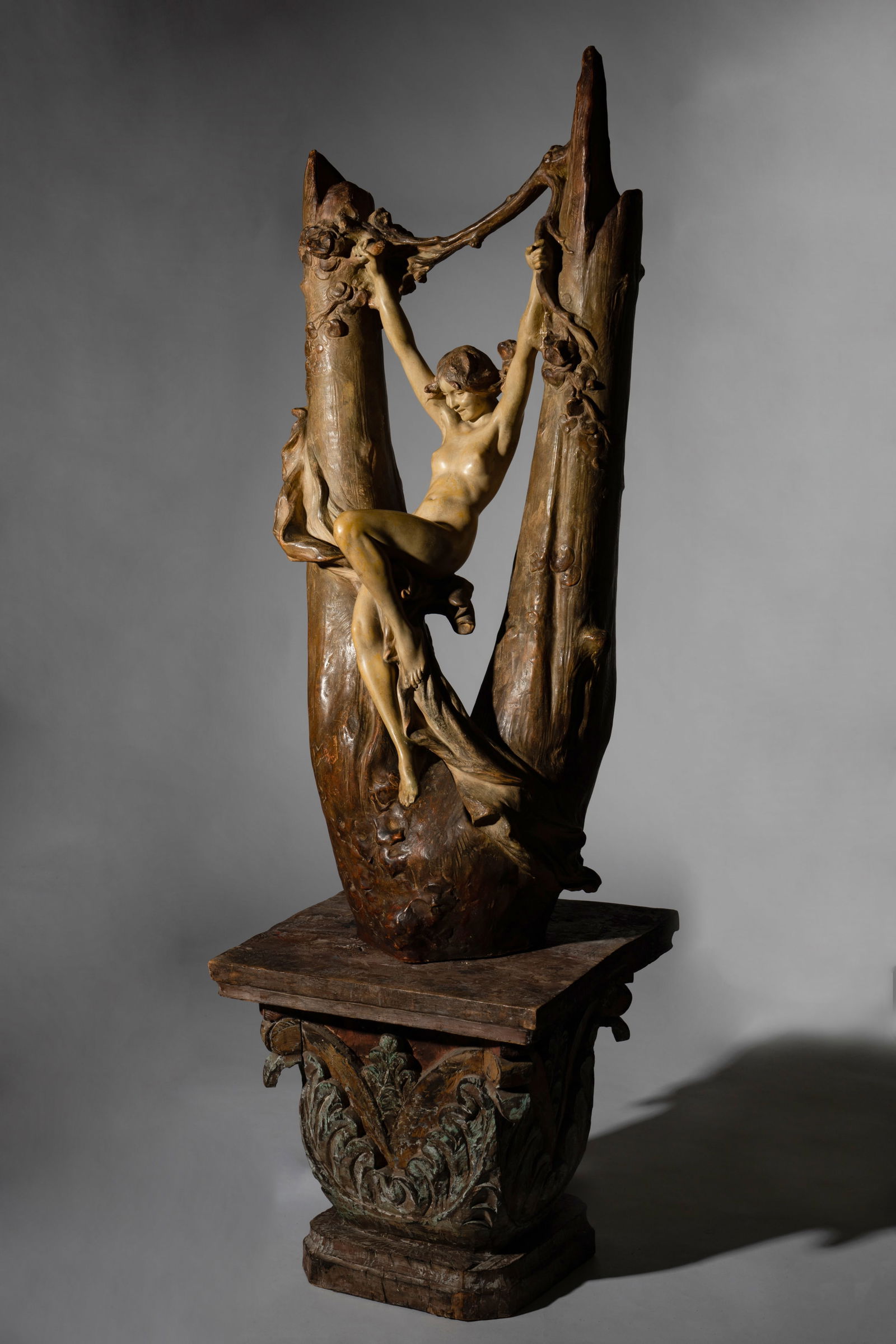 Friedrich Goldscheider (1845 - 1897): Art Nouveau Figure of a Maiden (1 of 18)