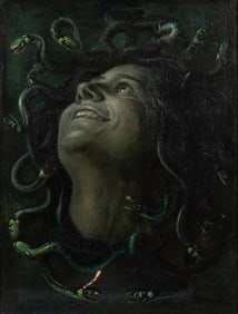 August Rieper (1865 - 1940): Medusa