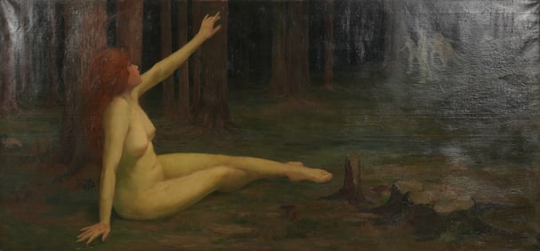 Rene Martin (1891 - 1977): Reclining Nude