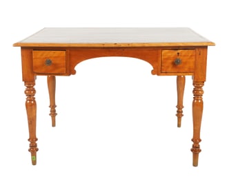 Biedermeier Leather-Inset Writing Table