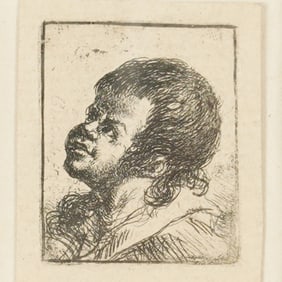 Continental School: Head of a Boy