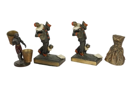 Group of Vintage Metal Figures