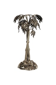 Swedish Silverplate Palm Tree Table Garniture