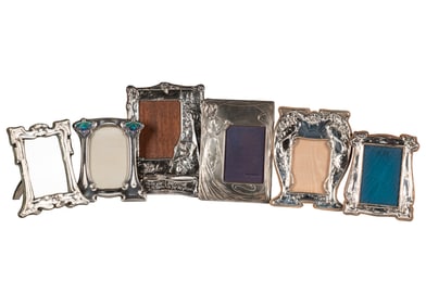 Group of English Sterling Picture Frames