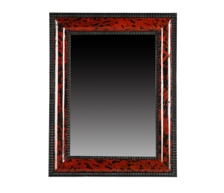 Antique Dutch Baroque-Style Wall Mirror