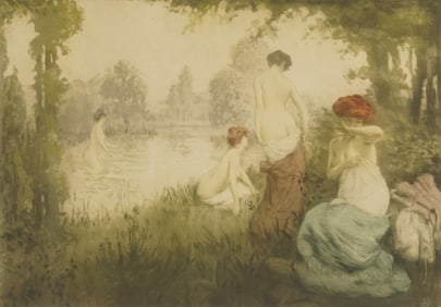 Manuel Robbe (1872 - 1936): Les Baigneuses