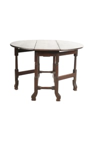 Continental Oak Gateleg Table