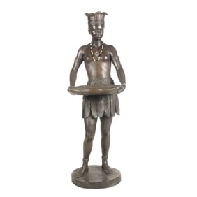 Patinated Metal Blackamoor Figure