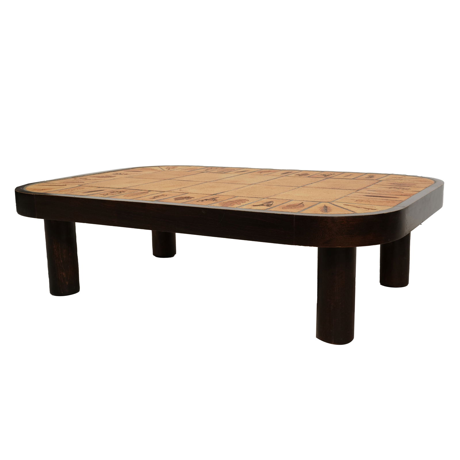 Roger Capron Rounded Edge Rectangular Coffee Table (1 of 9)