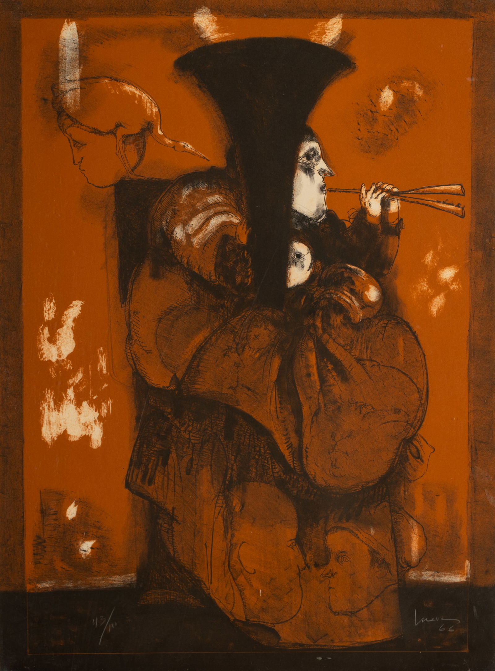 Jose Luis Cuevas (1934-2017): "Music is a Higher Revelation than Philosophy" -Beethoven (1 of 12)