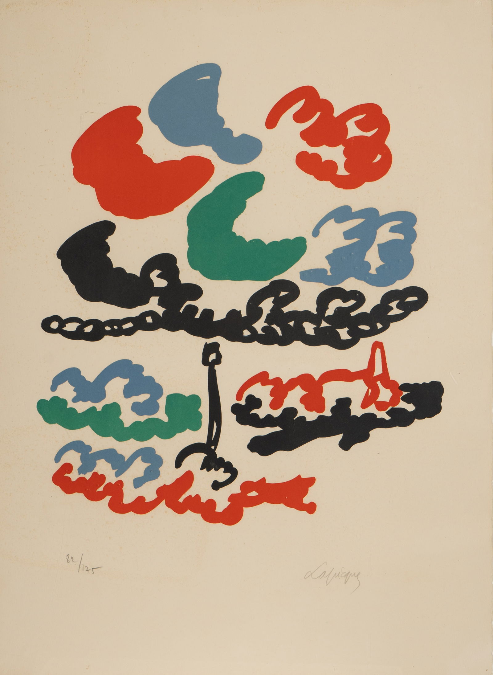 Charles Lapicque, French 1898-1988, Abstract (1 of 11)