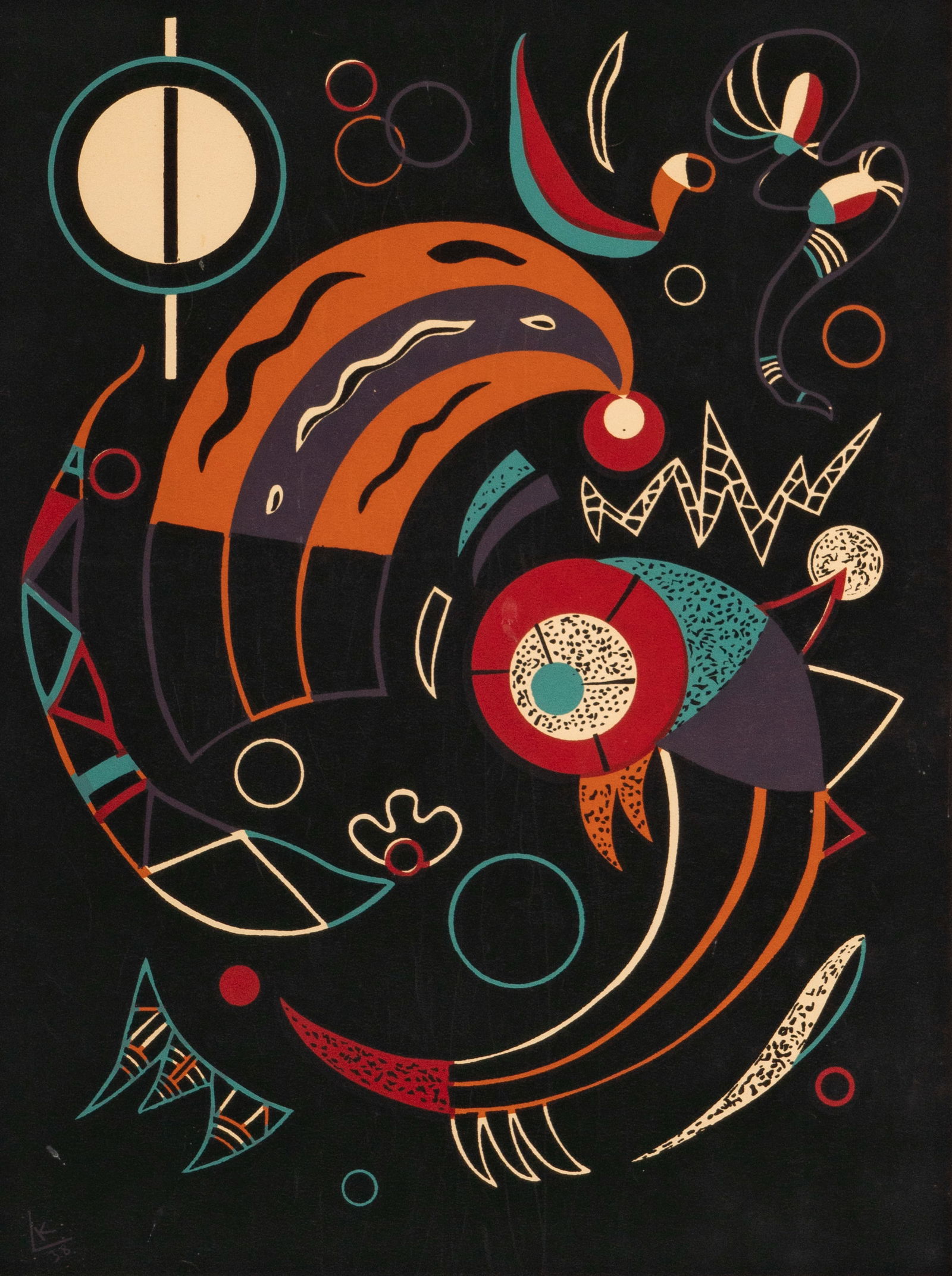 Wassily Vasilievich Kandinsky (1866 - 1944): Comets (1 of 8)