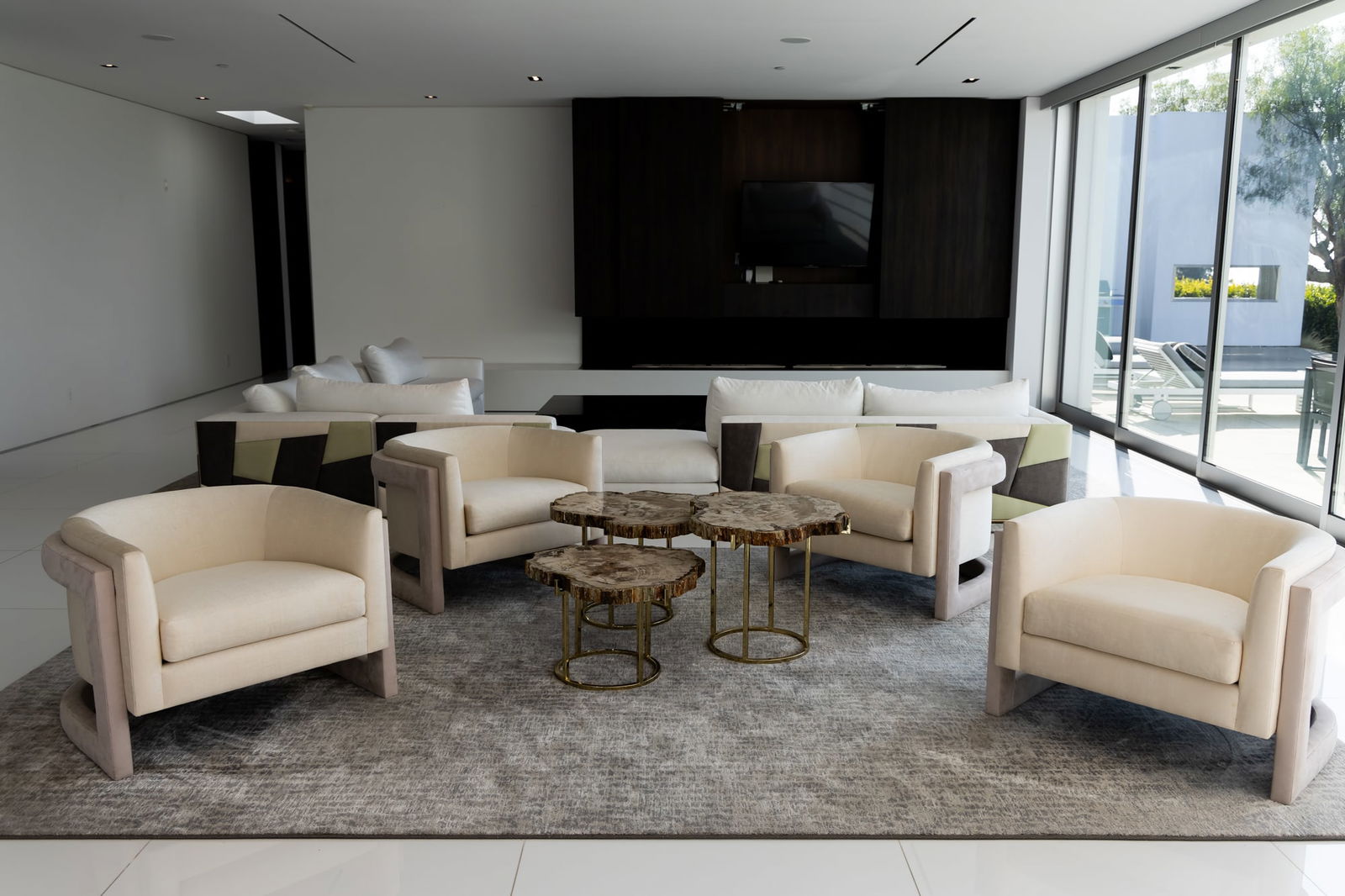 Nathan Anthony Set of Four Contemporary Armchairs (1 of 14)