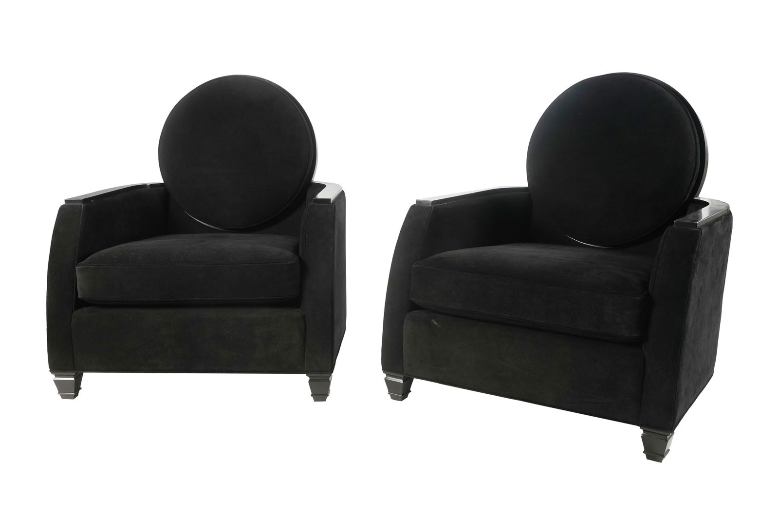 Pair of Contemporary Upholstered Club Chairs (1 of 10)