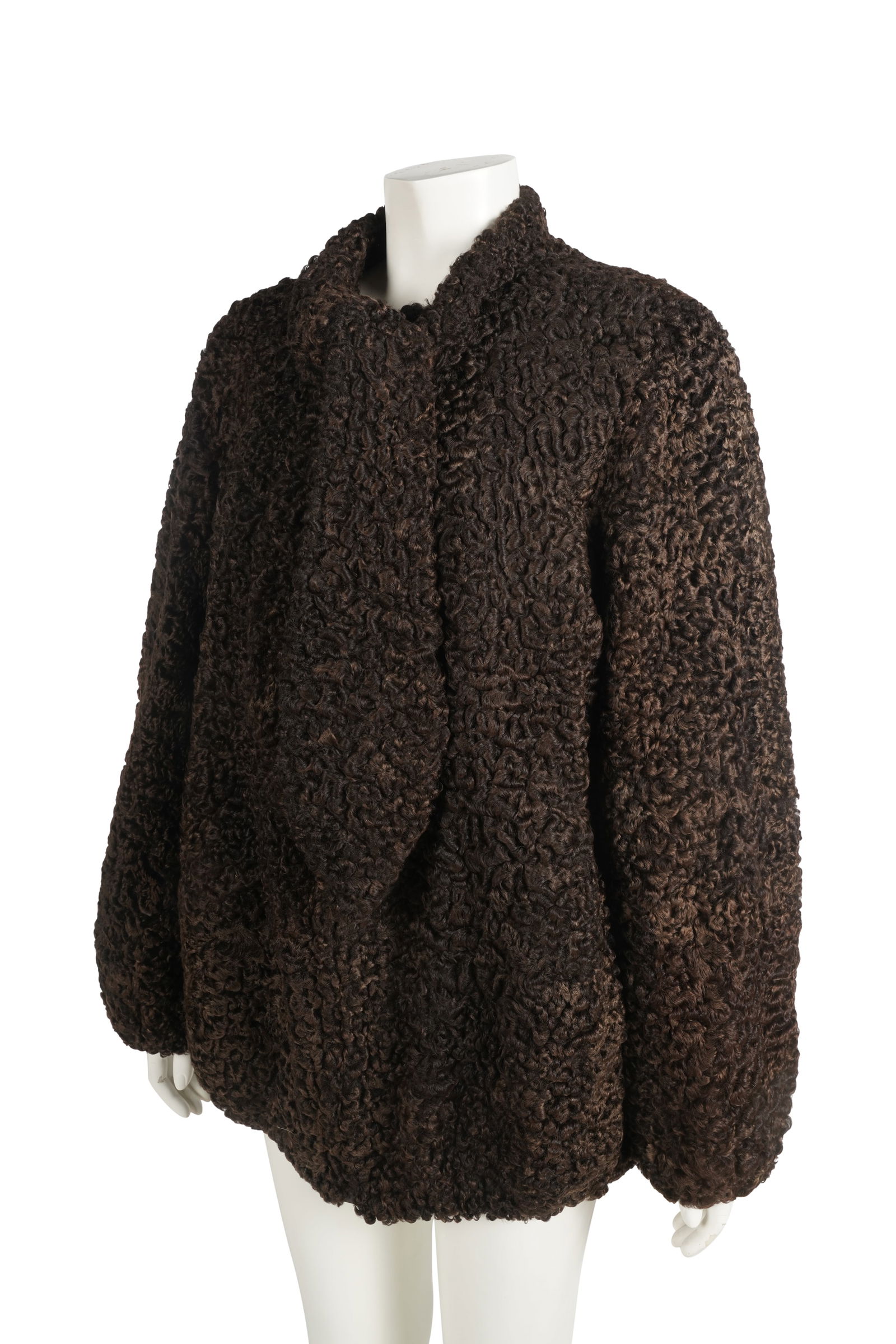Brown Lamb Skin Jacket (1 of 11)