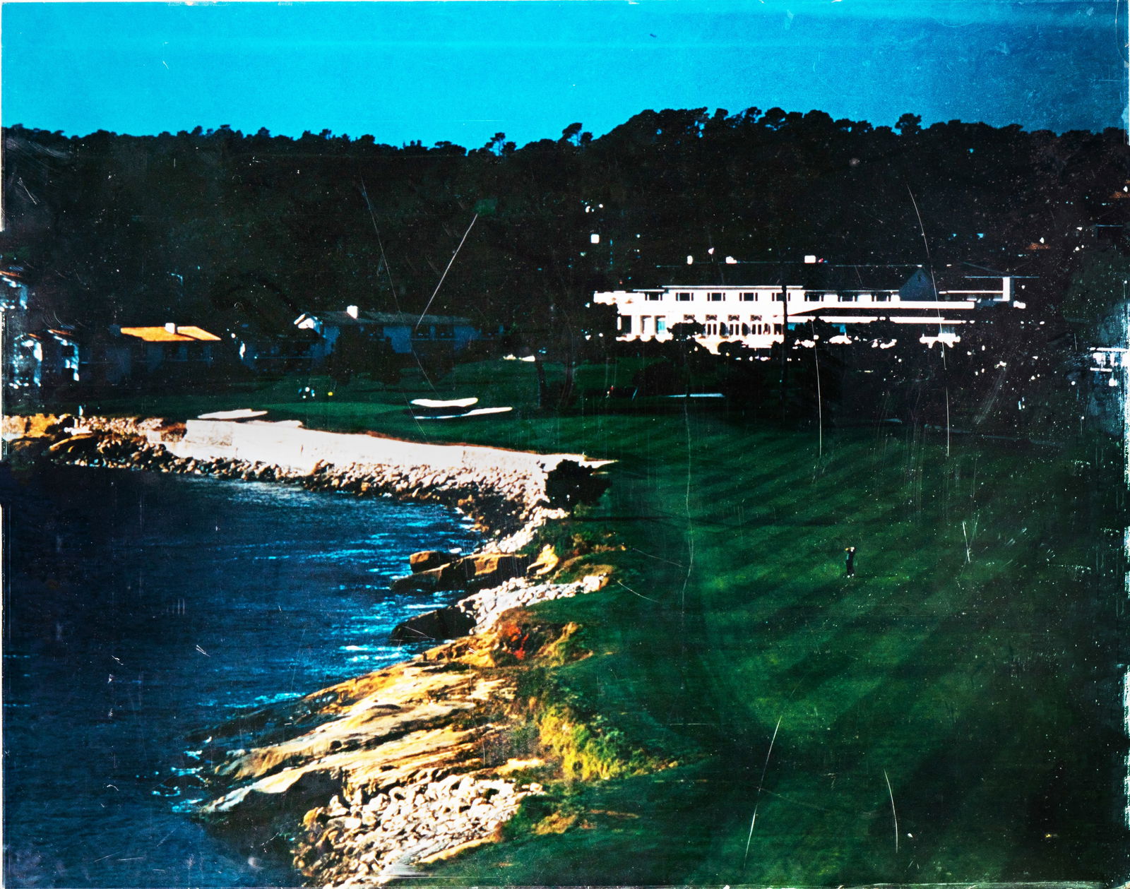 Photographic Print of the Pebble Beach Lodge with 18th Hole (1 of 11)