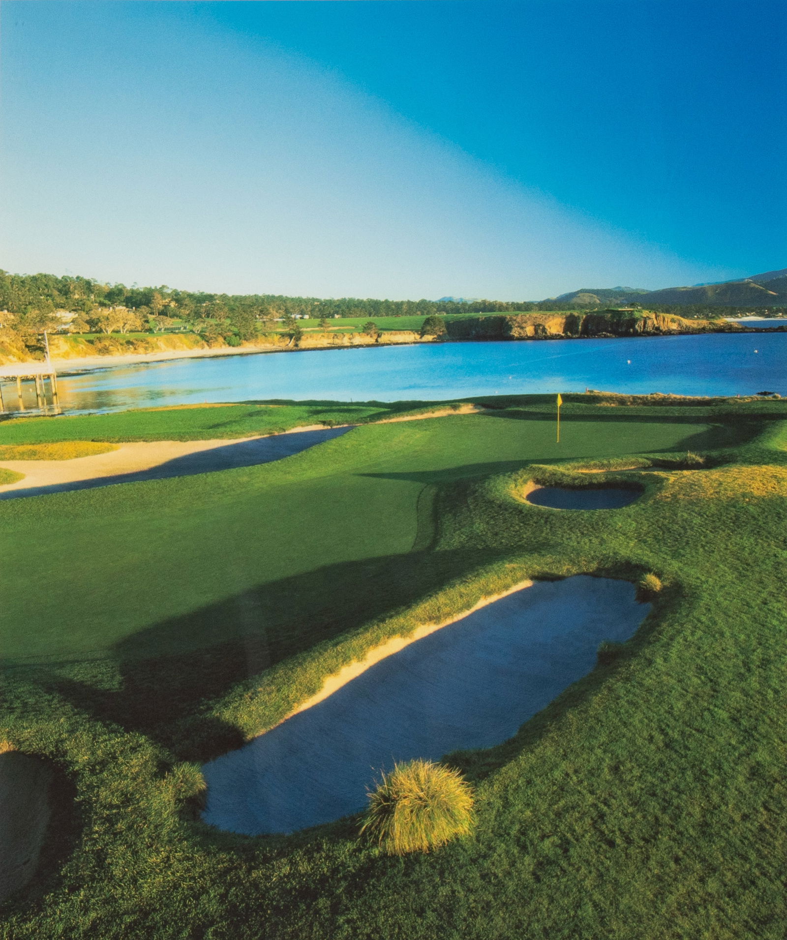 Taku Miyamoto (b.1957): Photographic Print of 17th Hole Pebble Beach (1 of 9)