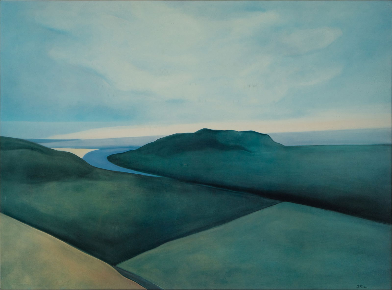 After Gail Factor (1942 - 2013): Landscape Print (1 of 8)