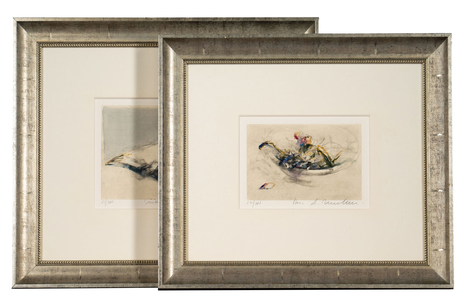 Alessandro Nocentini, Italian (b.1949), Two Abstract Etchings (1 of 11)