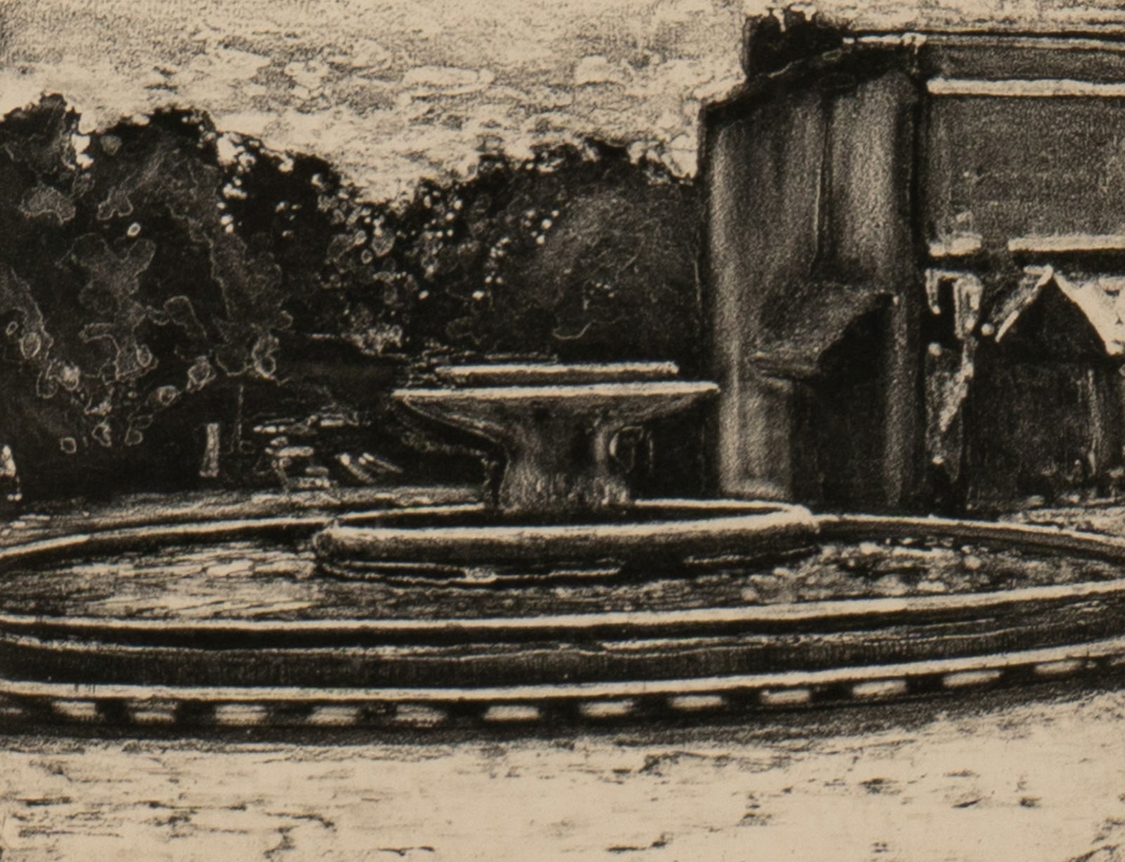 James Dowell, American (b. 1949), Fountain (1 of 10)