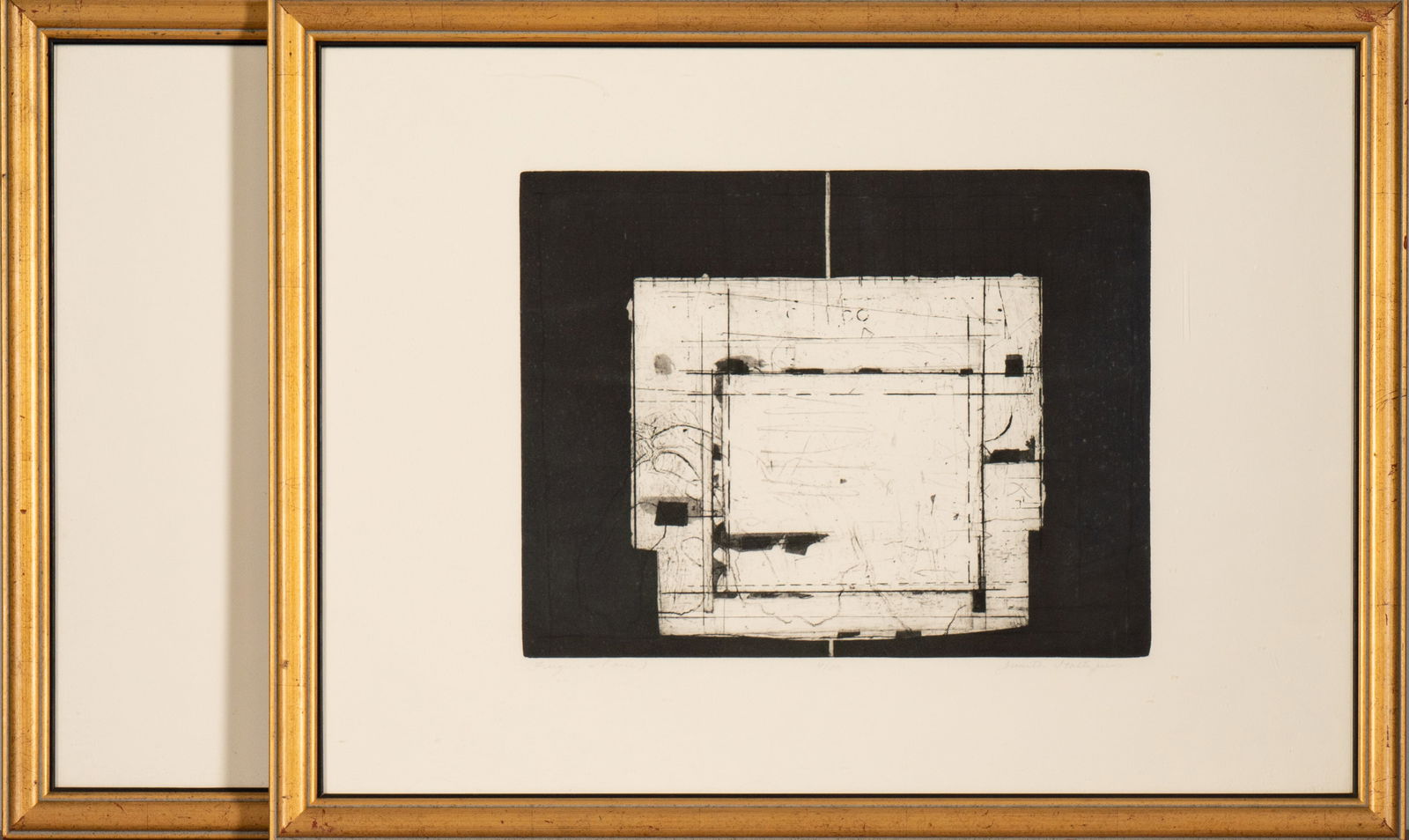 Judith Staltzfus: Two Black and White Wood Block Prints (1 of 17)