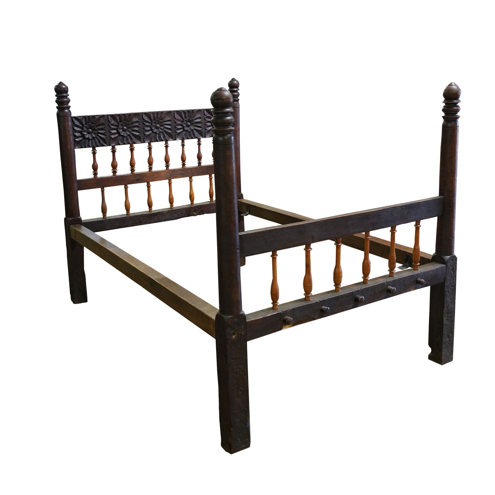 A Spanish Colonial-Style Carved Bed (1 of 20)