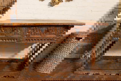 A Spanish Baroque Library Table