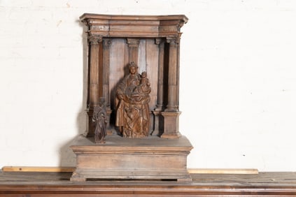 An Italian Renaissance Carved Walnut Prie-Dieu