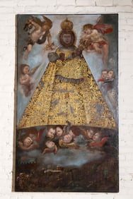 Juan de Villalobos (1687-1724): The Virgin with Attendant Putti