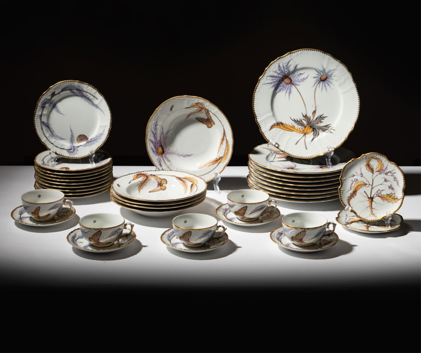 An Anna Weatherley Designs Thistle Porcelain Service (1 of 12)