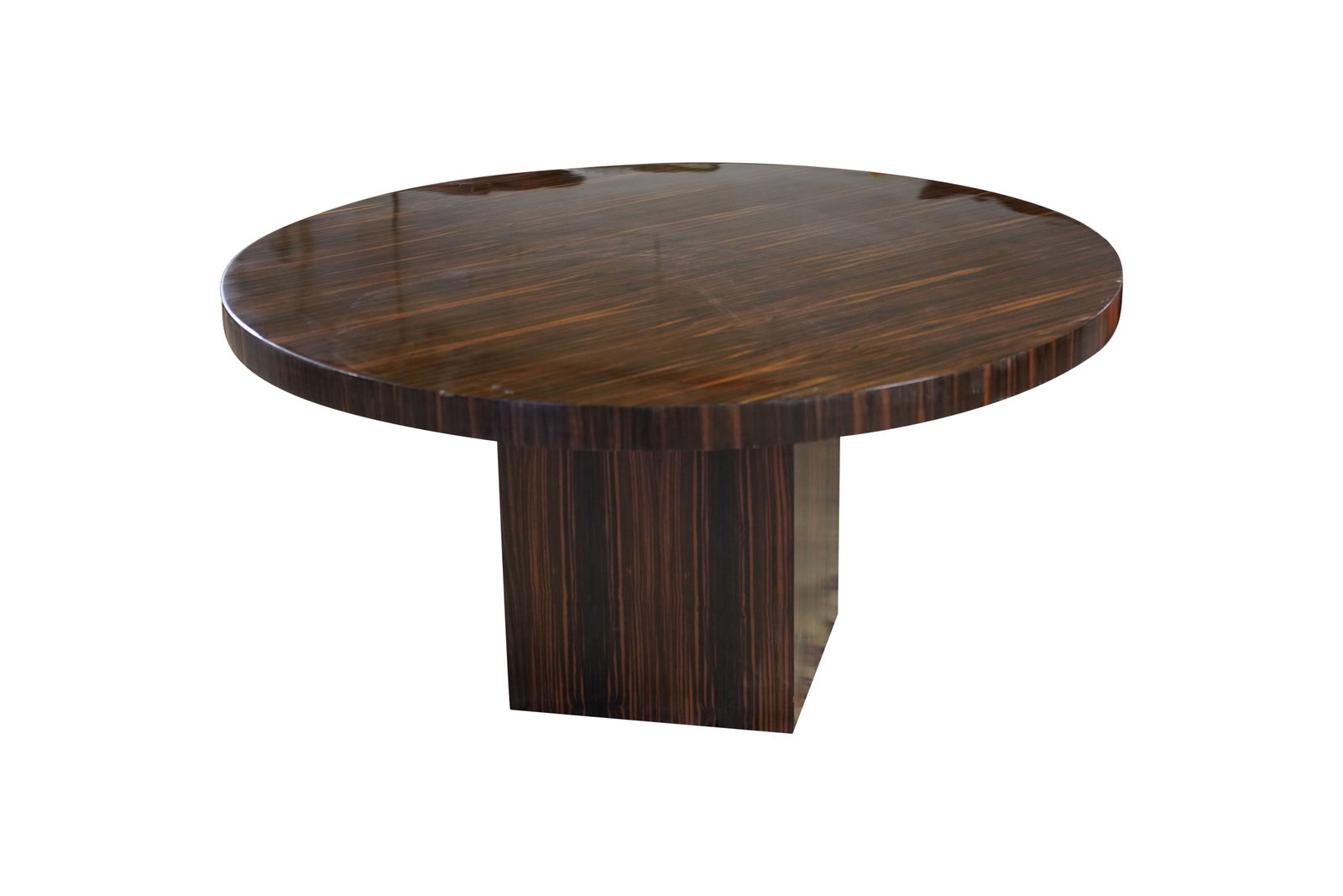 L. Rossi: Fine Art Deco style Rosewood Veneered Circular Dining Table (1 of 12)
