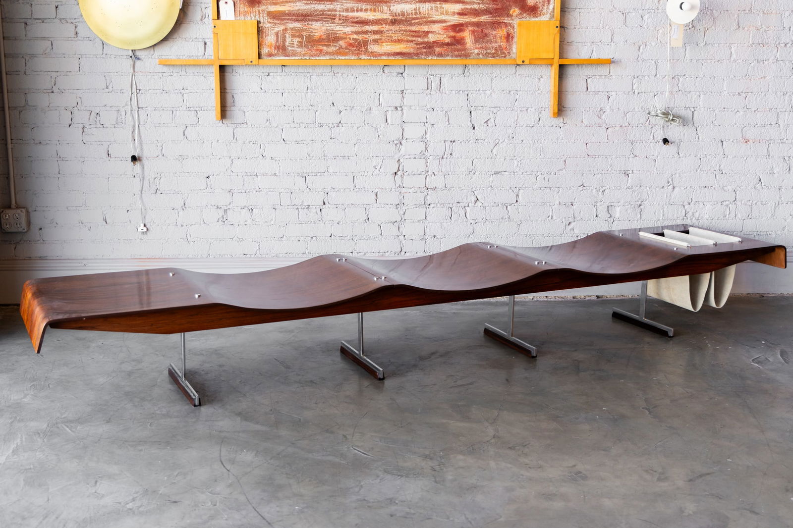 Jorge Zalszupin (1922 - 2020): Spectacular Banco Onda (1 of 17)