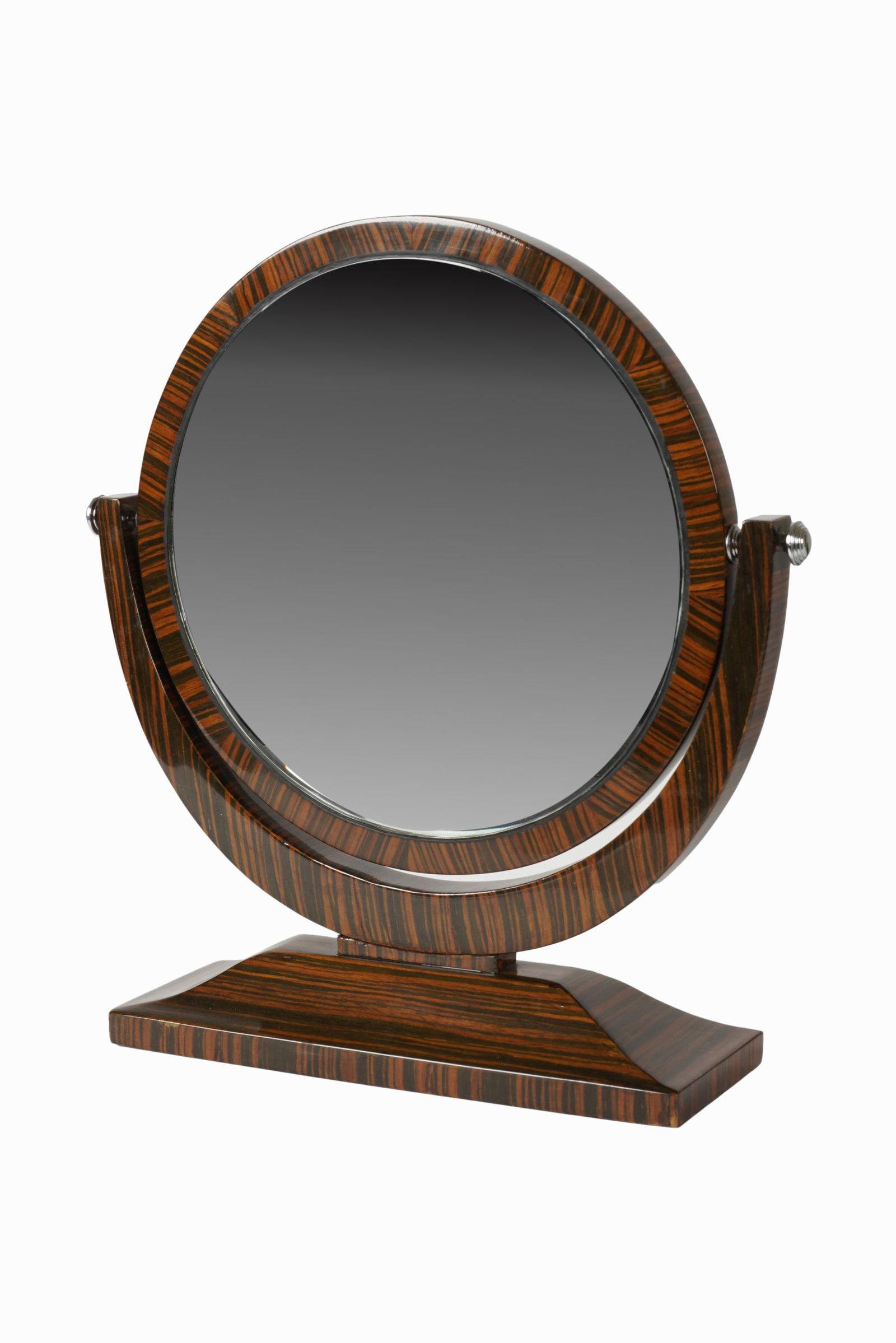 A French Art Deco-Style Macassar Ebony Vanity Mirror (1 of 8)