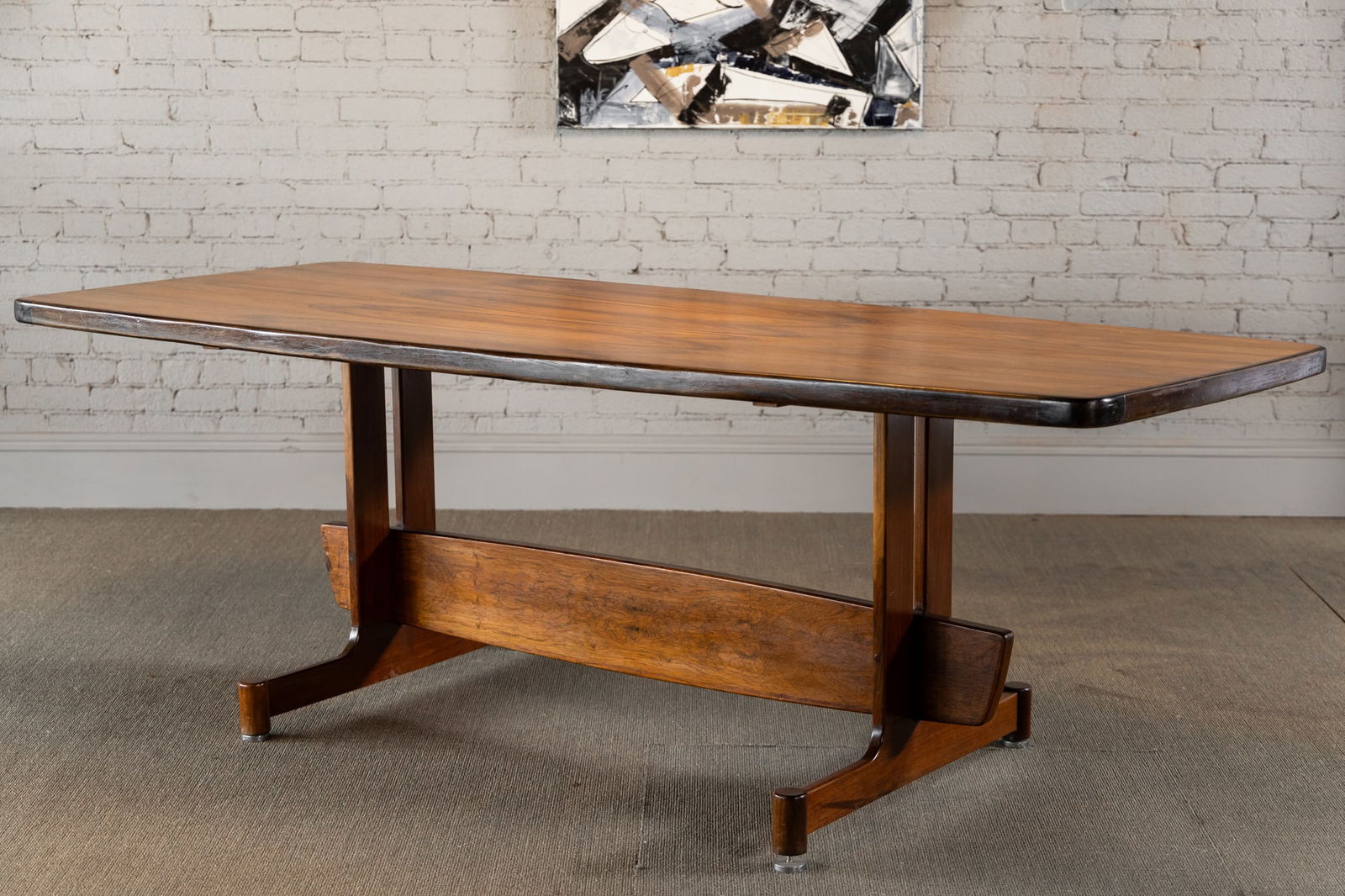A Brazilian Mid-Century Modern Jacaranda Wood Dining Table (1 of 18)