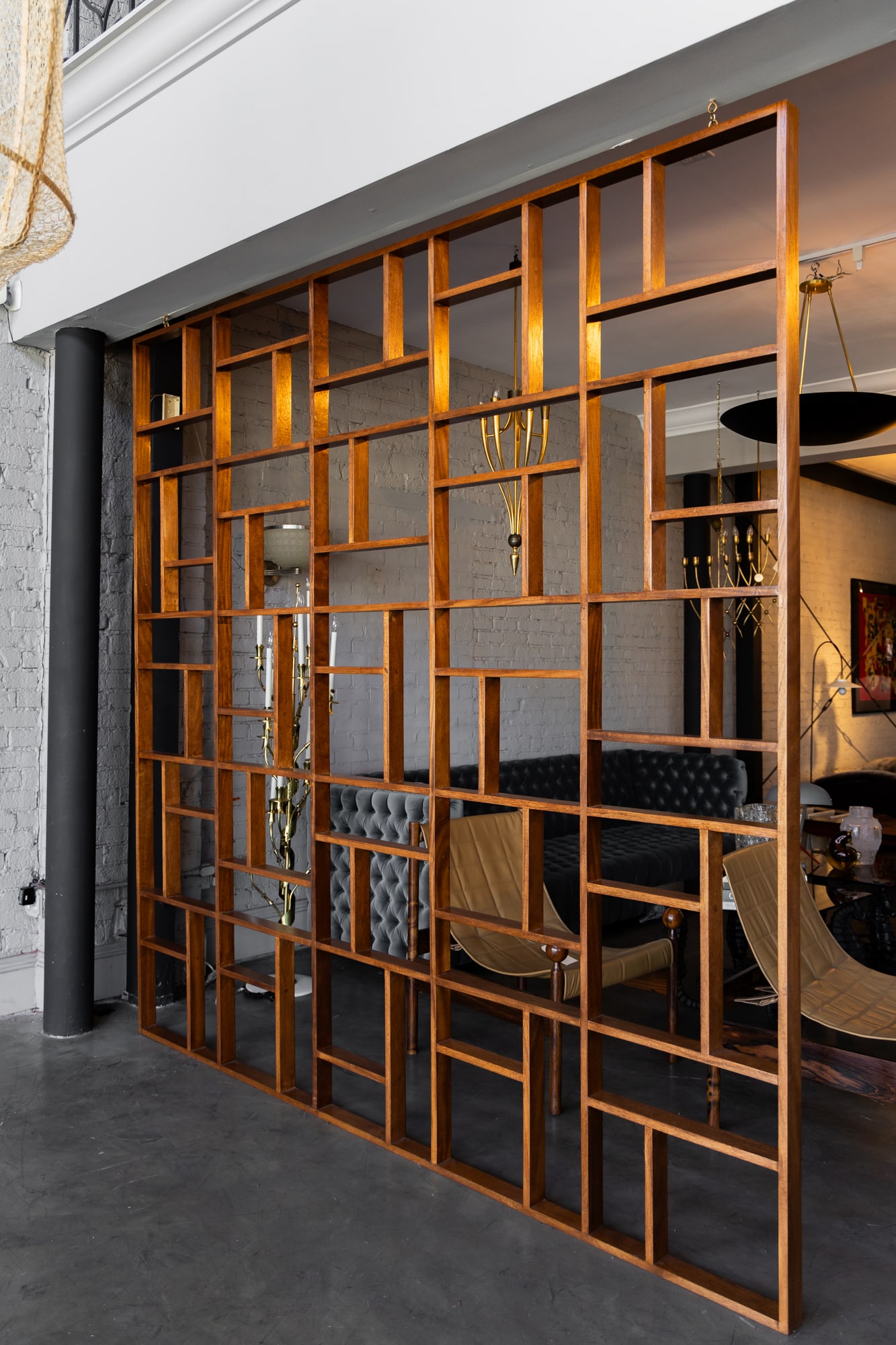 Adesso Imports Studio Line: Mid Century-Style Geometric Room Divider (1 of 15)