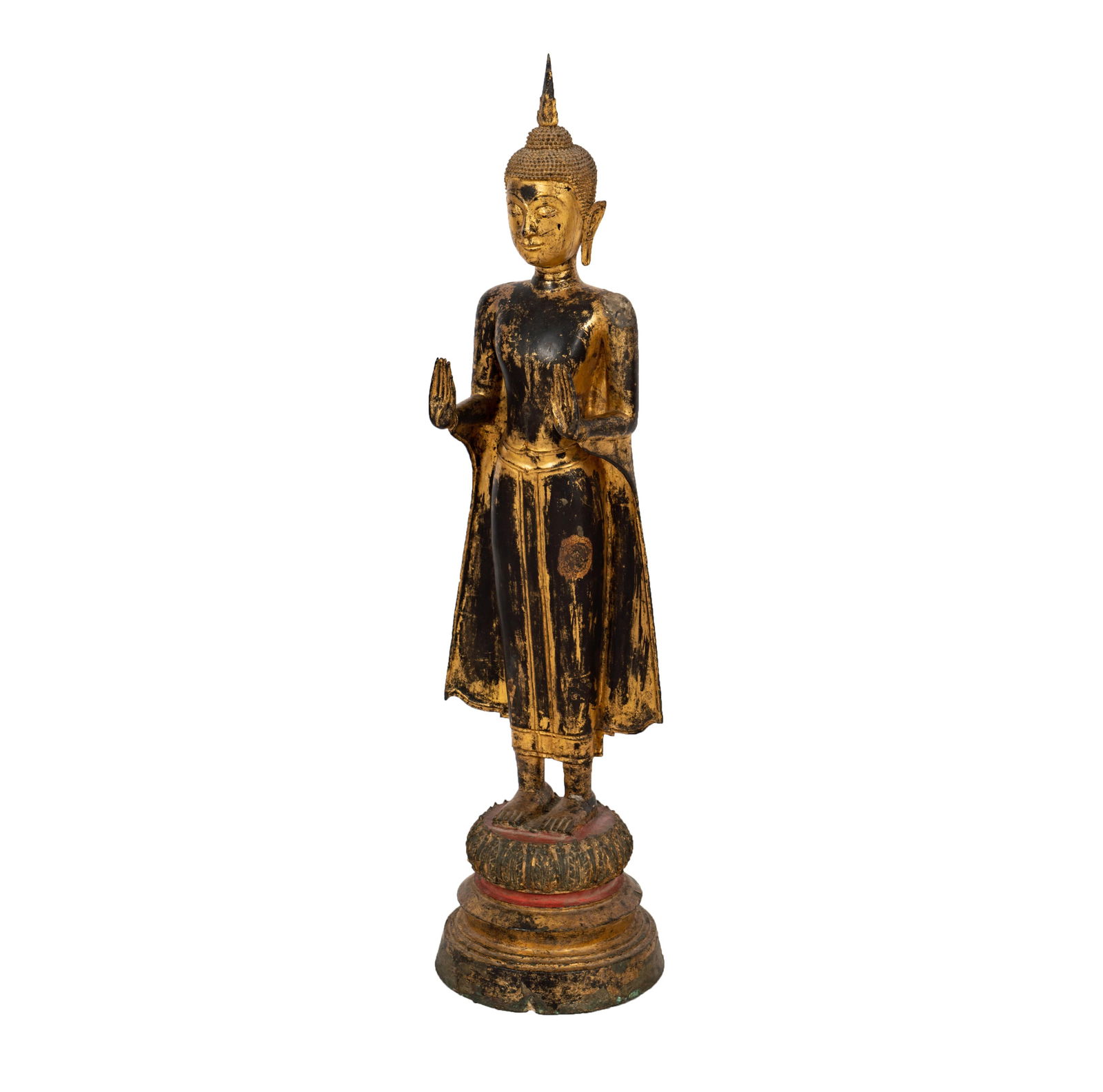 A Thai Gilt Bronze Figure of Buddha (1 of 14)