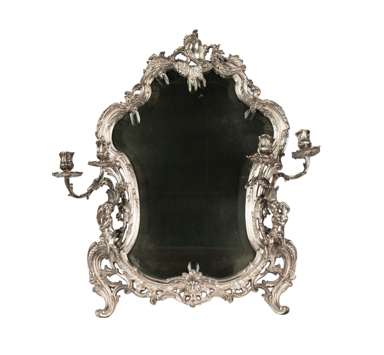 A Rococo-Style Girandole Mirror (1 of 13)