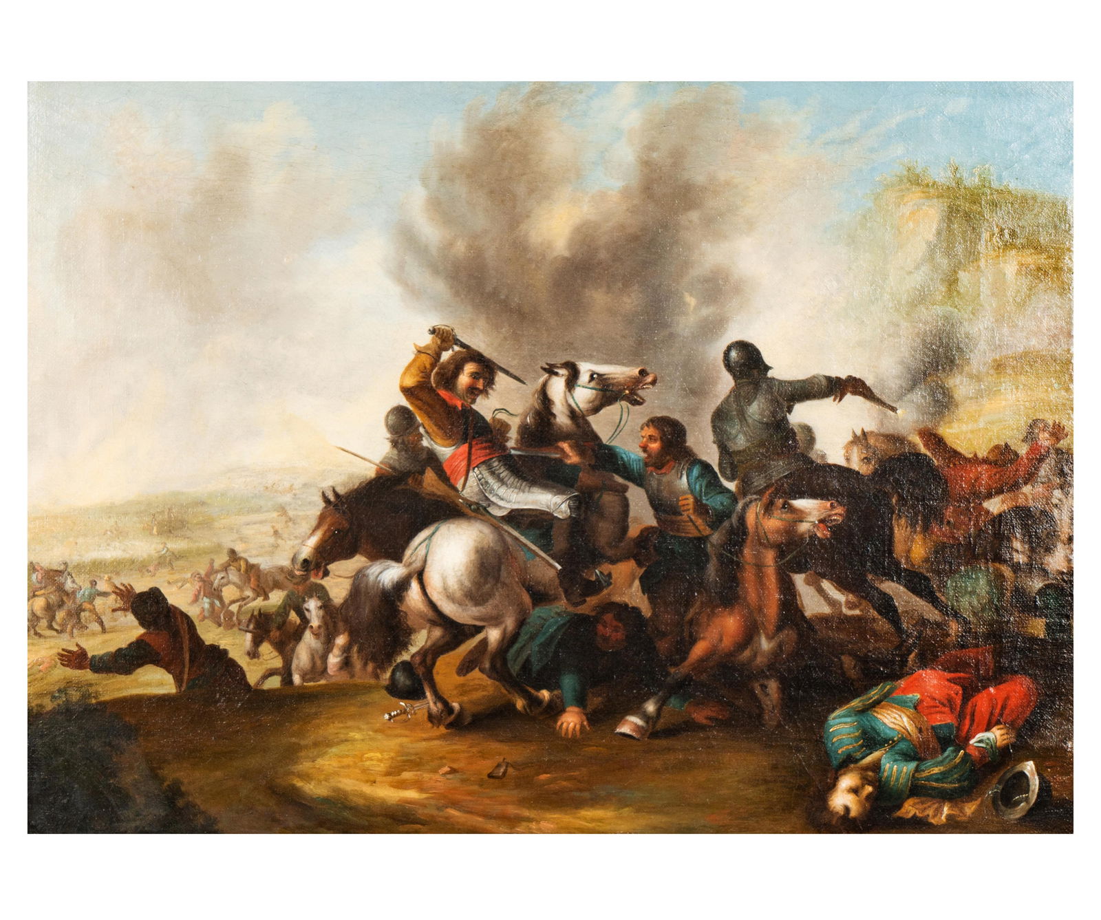 Continental School (19th Century): Battle Scene (1 of 10)