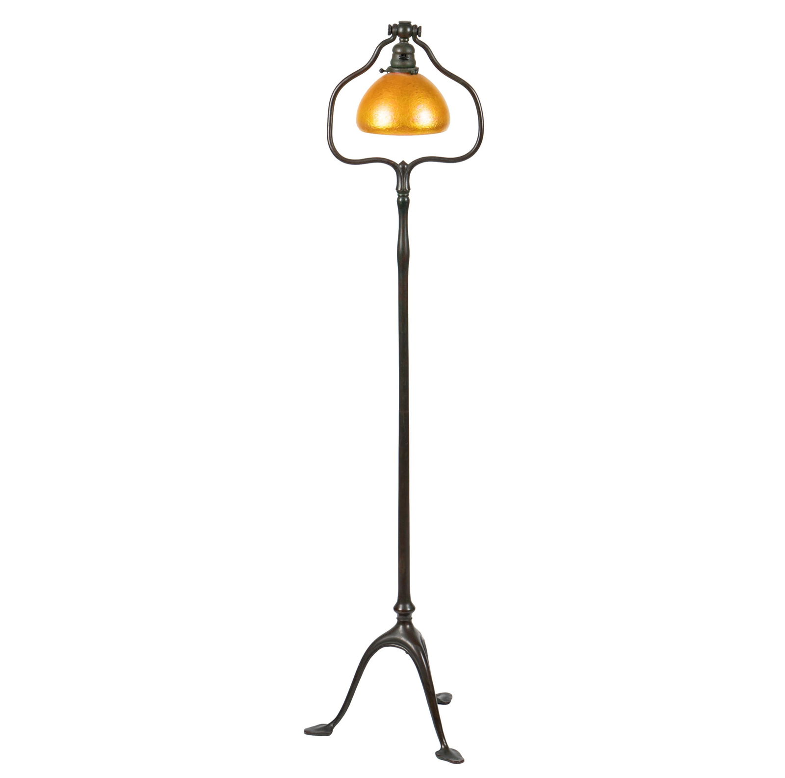 A Tiffany Studios Bronze Floor Lamp Base (1 of 17)